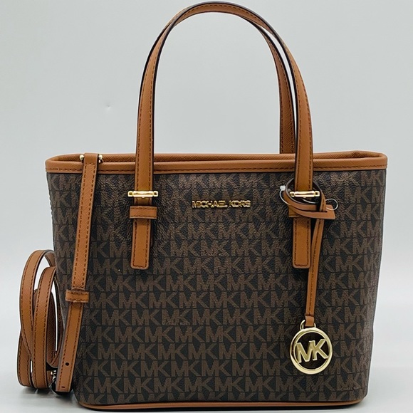 Michael Kors Handbags - Michael Kors X Small Tote Crossbody Bag Brown